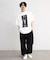 【CHAOTIC】別注メロイックサインプリントオーバーサイズTシャツ