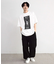 【CHAOTIC】別注メロイックサインプリントオーバーサイズTシャツ