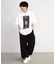 【CHAOTIC】別注メロイックサインプリントオーバーサイズTシャツ