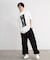 【CHAOTIC】別注メロイックサインプリントオーバーサイズTシャツ
