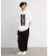 【CHAOTIC】別注メロイックサインプリントオーバーサイズTシャツ