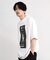 【CHAOTIC】別注メロイックサインプリントオーバーサイズTシャツ