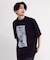 【CHAOTIC】別注メロイックサインプリントオーバーサイズTシャツ