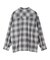 オンブレーチェックヴィンテージ調シャツ