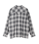 オンブレーチェックヴィンテージ調シャツ