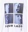【THE CULTURE CODE x Klaus Voormann x MEN'S BIGI 】別注プリントT＜Four Lads＞