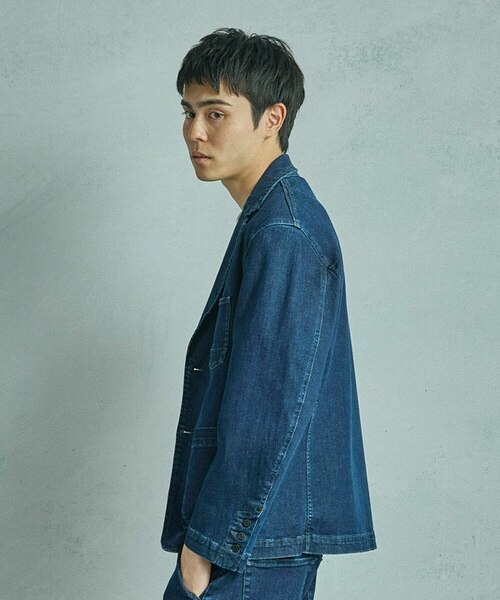 DENHAM/デンハム】別注 デニムテーラードジャケット｜メンズビギの通販