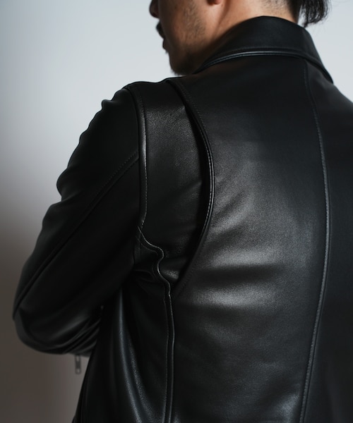 SHEEP LEATHER/シープレザー ダブルライダースジャケット｜メンズビギ