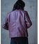 SHEEP LEATHER/シープレザー シングルライダースジャケット
