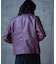 SHEEP LEATHER/シープレザー シングルライダースジャケット