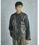 【50th Anniv . 菊池武夫】AGED SHEEPSKIN LEATHER JACKET