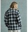オンブレーチェックシャツブルゾン