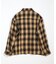 オンブレーチェックシャツブルゾン