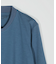 【ACTIVE TAILOR/アクティブテイラー】シルケットスムースVネック長袖Tシャツ