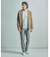 【ACTIVE TAILOR/アクティブテイラー】シルケットスムースVネック長袖Tシャツ