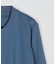 【ACTIVE TAILOR/アクティブテイラー】シルケットスムースVネック長袖Tシャツ
