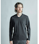 【ACTIVE TAILOR/アクティブテイラー】シルケットスムースVネック長袖Tシャツ