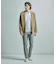 【ACTIVE TAILOR/アクティブテイラー】シルケットスムースVネック長袖Tシャツ