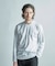 【ACTIVE TAILOR/アクティブテイラー】シルケットスムースクルーネック長袖Tシャツ