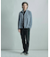 【ACTIVE TAILOR/アクティブテイラー】シルケットスムースクルーネック長袖Tシャツ