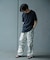 フェイクレザーライクワンタックワイドイージーパンツ
