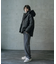 ストレッチヒッコリーワンタックワイドテーパードパンツ
