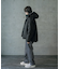 ストレッチヒッコリーワンタックワイドテーパードパンツ