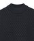 ニットコンビ モックネック長袖Tシャツ