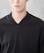 【デオトラント素材】シルケットライクポンチ VネックジャケT