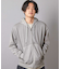 フェードポンチジップ ショート丈  ジップパーカー