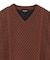 ニットコンビ フェイクスエード長袖Tシャツ