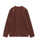 ニットコンビ フェイクスエード長袖Tシャツ