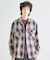 チェックボードシャツブルゾン