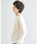 異素材コンビ ワッフルジャガードTee