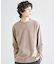 異素材コンビ ワッフルジャガードTee