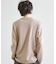 異素材コンビ ワッフルジャガードTee