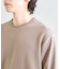 異素材コンビ ワッフルジャガードTee