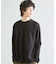 異素材コンビ ワッフルジャガードTee