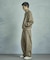 【50th Anniv . 中田 慎介】 SUEDE LIKE/HOUND’S TOOTH TRACK PANTS