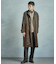 【50th Anniv . 中田 慎介】 COTTON TWILL x WOOL HOUND'S TOOTH REVERSIBLE COAT