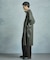【50th Anniv . 中田 慎介】 COTTON TWILL x WOOL HOUND'S TOOTH REVERSIBLE COAT