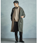 【50th Anniv . 中田 慎介】 COTTON TWILL x WOOL HOUND'S TOOTH REVERSIBLE COAT