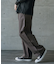 ヘビーカツラギバレルレッグワイドパンツ