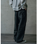 ヘビーカツラギバレルレッグワイドパンツ
