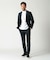 【ACTIVE TAILOR/アクティブテイラー】ヒートパフォーマーツイード調プリントスラックスパンツ