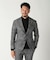 【ACTIVE TAILOR/アクティブテイラー】ヒートパフォーマーツイード調プリントジャケット