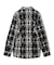 【Wax London/ワックスロンドン】Whiting バスケット織チェック柄シャツジャケット