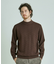 【ACTIVE TAILOR/アクティブテイラー】12Gジャカードモックネックニット