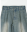 セミワイドデニムタックパンツ