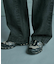 セミワイドデニムタックパンツ